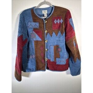 Vintage Koret City Blues Patch Work Jacket M